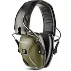 Electronic Shooting Earmuffs Ear Hearing Protection Headphones for Shooter Gun Range Noise Reduction Sound Amplification (Army green)