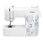 Brother RLX3817 Full Size 17 Stitch Sewing Machine White ,Refurbished (Renewed)