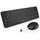 Wireless Keyboard Mouse Combo Indigo