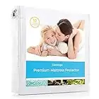 Linenspa Waterproof Smooth Top Premium Full Mattress Protector, Breathable & Hypoallergenic Full Mattress Covers - Packaging May Vary