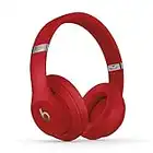 Beats Studio3 Wireless Noise Cancelling Over-Ear Headphones - Apple W1 Headphone Chip, Class 1 Bluetooth, Active Noise Cancelling, 22 Hours of Listening Time, Built-in Microphone - Red