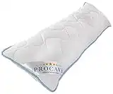 PROCAVE Oreiller pour dormeur latéral, revêtement TopCool, Coussin d’Allaitement Doux, Coussin de maternité Respirant 40x145 cm, fabriqué en Allemagne