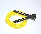 RUSH ATHLETICS SPEED ROPE Black/Yellow - Best for Boxing MMA Cardio Fitness Training - Speed - Adjustable 10ft JUMP ROPE Sold