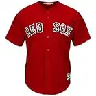 Majestic Athletic Boston Red Sox Cool Base MLB Replica Jersey Scarlet Baseball Trikot Tee T-Shirt