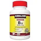 Adema Kirkland-Signature Quick Dissolve B-12 5000 mcg, 300 Tablets Dietary Supplement