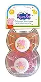 Premium Peppa Pig Baby Soothers - 6-18 Months Baby Pacifiers with Sterilising Case - Soft Silicone BPA Free Soothers - 2 Pack Peppa Pig Dummy - Baby Essentials - Solution EU