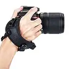 JJC Deluxe Camera Hand Grip Strap for Canon EOS 6D Mark II 5D Mark IV III 7D 90D 80D 2000D Rebel T8i T7i T6i T7 T6 Powershot SX70 Nikon D750 D780 D850 D500 D7500 D7200 D5600 D3500 Coolpix P1000 & More