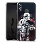 Coque en Silicone Compatible avec Huawei P20 Lite Etui Silicone Coque Souple Capitaine Phasma Star Wars Articles pour Fans