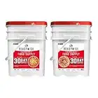 ReadyWise Emergency Food 30-Day Supply, Freeze-Dried Survival Food for Emergencies, Breakfast, Lunch, and Dinner, 2 Buckets, 25-Year Shelf Life, 298 Servings Total