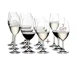 RIEDEL 5408/93 Ouverture White, Red Wine and Champagne Glass, Set of 12, Clear