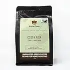 Green Unroasted Raw Coffee Beans 227g - For Home Roasters Roasting - Costa Rica Strictly Hard Bean - Brown Bear - Washed Process - Arabica Caturrai Catuai