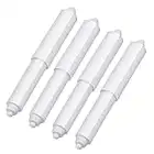 Shappy 4 Pieces Toilet Paper Holder Roller Replacement Plastic Spring Loaded, Paper Holder Insert (White)