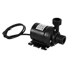 Submersible Water Pump, Brushless Boost Water Submersible Pump Heat Resistant DC 24V, 800L/H 5M