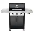 Char-Broil Professional 3400B - 3 Brenner Gasgrill mit Seitenbrenner, Schwarz