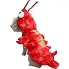 Pet Dogs Cats Halloween Lobster Costume, Funny Pet Outfit Clothes Cosplay Accessory, Christmas Party Costumes for Small Dog Puppy Cat Kitten