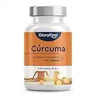 Cúrcuma Curcumina con Pimienta Negra (Piperina) - 400 Cápsulas Veganas (Suministro para 1+ año) - Máxima Potencia 700mg por Cápsula - Polvo de Turmeric Original de la India - Fabricado en Alemania