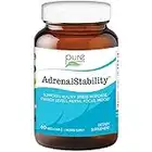 Pure Essence Labs - Natural Adrenal Health Support Supplement for Fatigue,Stress, Anxiety Relief, Improved Mood & Focus, Cortisol Management - 60 Capsules