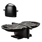 NOMADIQ Barbecue portatile a gas propano | piccolo, piccolo, leggero barbecue da tavolo | perfetto per campeggio, tailgating, cucina all'aperto, camper, barche, viaggi (griglia)