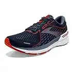 Brooks Herren Adrenaline GTS 21 Laufschuh, Navy Red Clay Gray, 45.5 EU