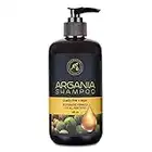 Shampoo all'Olio di Argan 480ml - con Olio di Argan ed Estratto di Erbe - per Tutti i Tipi di Capelli - per Rinforzare i Capelli - Capelli Sani e Forti - Cura dei Capelli