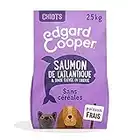 Edgard & Cooper Croquettes Chiot Chien Junior sans Cereales Nourriture Naturelle 2.5kg Saumon/Dinde Frais, Alimentation Saine savoureuse et équilibrée, Protéines de qualité supérieure