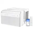 Midea 12,000 BTU U-Shaped Smart Inverter Window Air Conditioner–Cools up to 550 Sq. Ft., Ultra Quiet with Open Window Flexibility, Works with Alexa/Google Assistant, 35% Energy Savings, Remote Control