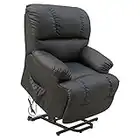 Sillon Relax Irene Fauteuil de massage électrique avec fonction lève-personne chocolat