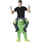 MorphCostumes Men's Piggyback Costume Adult, Alien, One Size