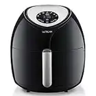 Ultrean Large Air Fryer 8.5 Quart, Electric Hot Airfryer XL Oven Oilless Cooker with 7 Presets, LCD Digital Touch Screen and Nonstick Detachable Basket, UL Certified, Cook Book, 1-Year Warranty, 1700W (Black)