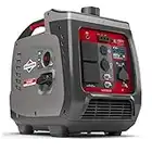 Briggs & Stratton 030801 Petrol Portable Inverter Generator PowerSmart Series P2400, 2400 Watt/1800 Watt Clean Power, Ultra Quiet and Lightweight , Grey