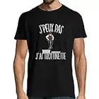 Trottinette | Désolé Je Peux Pas | T-Shirt Homme Collection Sport Humour pour Tous Les Sportifs Passionnés S