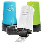 The Original Guard Your ID Advanced 2.0 Roller for Identity Theft Protection Confidential Security Stamp (Regular 3-Pack, Mixed Color: Turquoise, Green, White)