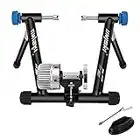 Unisky Fluid Bike Trainer Stand Indoor Riding Professional Stationary Bike Stand with Noise Reduction Wheel Steel Bicycle Exercise Training Stand for 26-29 inch or 700c Wheel