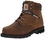 Carhartt Men's CMW6174 Traditional Welt 6" Soft Toe Non WP Boot Construction Shoe, Dark Brown Oil Tanned, 9