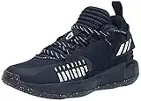 adidas Unisex-Adult Dame 7 Extply Basketball Shoe, Team Navy Blue/White/Team Navy Blue, 11 Women/10 Men