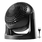 Woozoo, Ventilador de mesa silencioso, potente y portátil, 23m², Alcance 15m, Inclinación vertical de 360°, Dormitorio - Woozoo PCF-HE18 - Negro