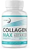 Collagen Capsules High Strength for Women Advanced - Boosted with Marine Collagen + Hyaluronic Acid, Biotin - Types I, II, III, V & X