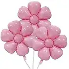 Birthday Party Decorations Flower Party Balloons Supplies Kids Happy Birthday Decorations (Pink)