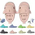 Cloud Shark Slides, Shark Slippers, Shark Slides Adult, Cloudy Sharks, Shark Cloud Slides, Shark Slides for Women, Shark Slides Men, Cute Shark Slippers, Pink, 5.5-6 Women/4-4.5 Men