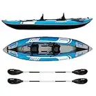 Driftsun Voyager Inflatable Kayak - 2 Person Tandem Inflatable Kayak, Includes 2 Aluminum Paddles, 2 Padded Seats, Double Action Pump and Travel Backpack