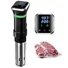 Sous Vide Machine, FUNYKICH Sous Vide Cooker Immersion Circulator Thermal Immersion Circulator, Ultra-Quiet, Accurate Temperature 25-95℃ Digital Timer, LED Touch Display, Stainless Steel 1100W