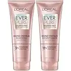 L'Oreal Paris, Bond Repair Shampoo and Conditioner, Strengthens & Repairs Weak Hair in 1 Use with System, Sulfate Free & Vegan, EverPure, 6.8oz (1 kit)