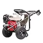 SIMPSON Cleaning PS60869 PowerShot 4000 PSI Gas Pressure Washer, 3.5 GPM AAA Triplex Pump, Honda GX270 Engine, Includes Spray Gun, Wand, 5 QC Nozzle Tips, 3/8-inch x 50-Foot Monster Hose, 49-State