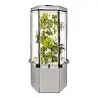 Aerospring 27-Plant Vertical Hydroponics Indoor Growing System - Patented Vertical Hydroponic Kit for Indoor Gardening - Grow Tent, LED Grow Lights & Fan - Grow Lettuce, Herbs, Veggies & Fruits