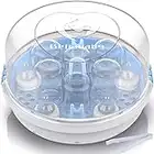 Bellababy Baby Bottle sterilizer Microwave Steam Sterilizer for Baby Bottles, Pacifier, Breast Pumps Accessories, Large Capacity, 99.99% Disinfection in 2 Mins