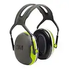 3M Peltor X4A Série X - Casque antibruit en serre-tête - Atténuation 33 dB - Idéal pour travaux de construction - 1 pièce - Couleur vert fluo