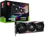 MSI GeForce RTX 4090 Gaming X Trio 24G Gaming Grafikkarte - NVIDIA RTX 4090, 24GB GDDR6X Speicher, 384-bit, 21 Gbps