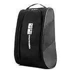 Sac à Chaussures de Football Golf Basketball, Housse Rangement Chaussures de Voyage Shoe Bag Portable, Très Approprié pour Sport Homme, Femme, Garçons et Filles (Noir)