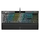 Corsair K100 RGB Teclado Gaming (Conmutadores ópticos-mecánicos OPX: Ultrarápidos y lineales, Teclas de Doble inyección PBT, Integración Elgato Stream Deck) AZERTY, Negro