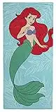 Jay Franco Disney La Petite Sirene Aventure sous-Marine - Serviette de Plage - 71x147 cm - 100% Coton